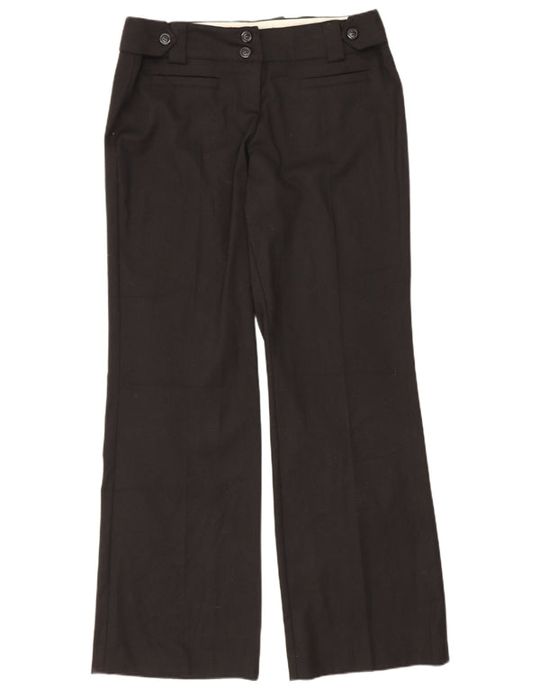 Marks & Spencer Γυναικεία Bootcut Casual Παντελόνι UK 12 Medium W30 L30 Black