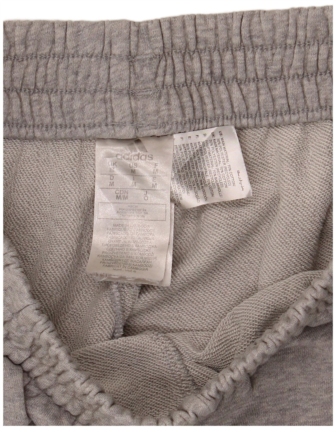 Ανδρική φόρμα Adidas Παντελόνι Joggers Μεσαίο Γκρι βαμβακερό