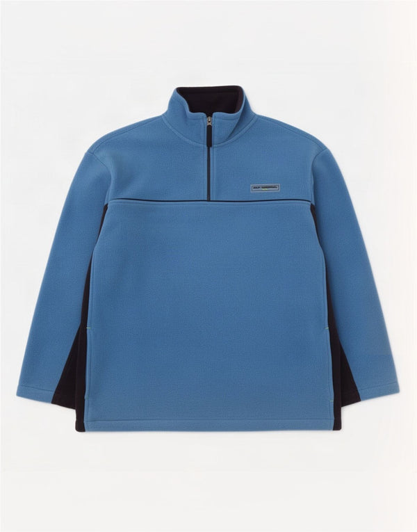 Gap γυναικείο φερμουάρ με φερμουάρ Fleece Jumper UK 20 2XL μπλε πολυεστέρας