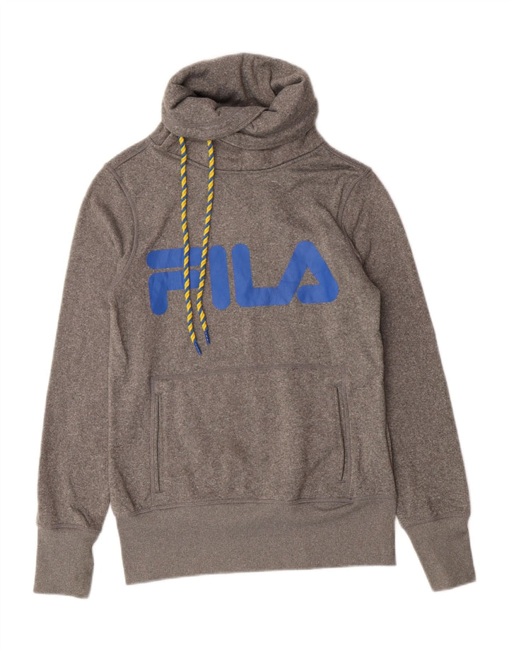 Γυναικεία γραφική φούτερ Fila Jumper UK 10 Small Grey