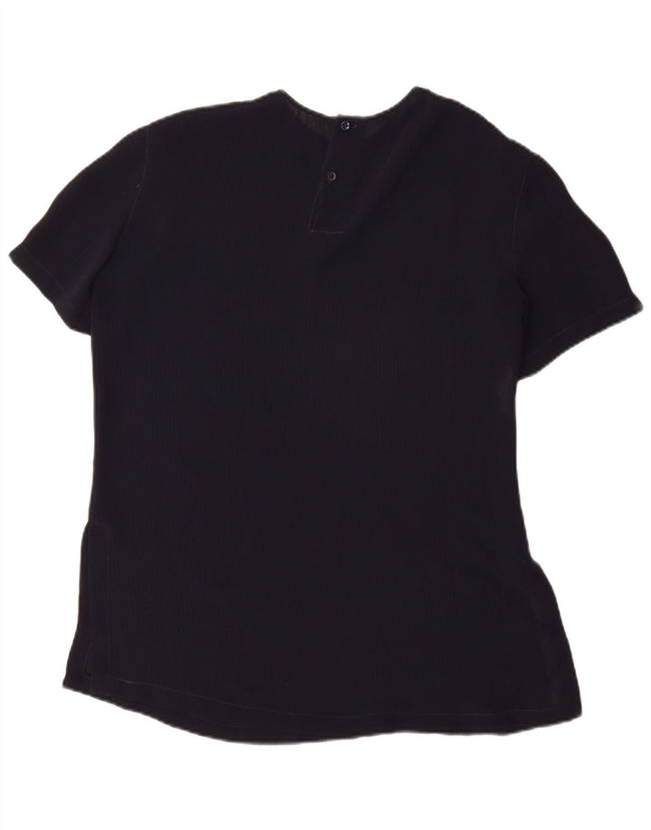 EMPORIO ARMANI Γυναικεία Μπλούζα Τοπ UK 12 Medium Navy Blue