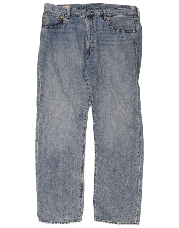 Levi's Mens 555 Relaxed Fit Straight Jeans W36 L32 Μπλε βαμβακερό