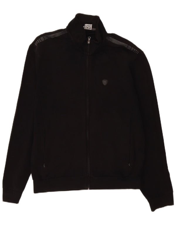 Ανδρική φόρμα Emporio Armani Top Jacket Βαμβακερό μαύρο με στίγματα