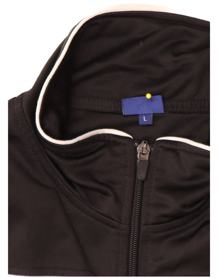 Ανδρική αθλητική φόρμα Asics Top Jacket Large Black Colourblock Polyester