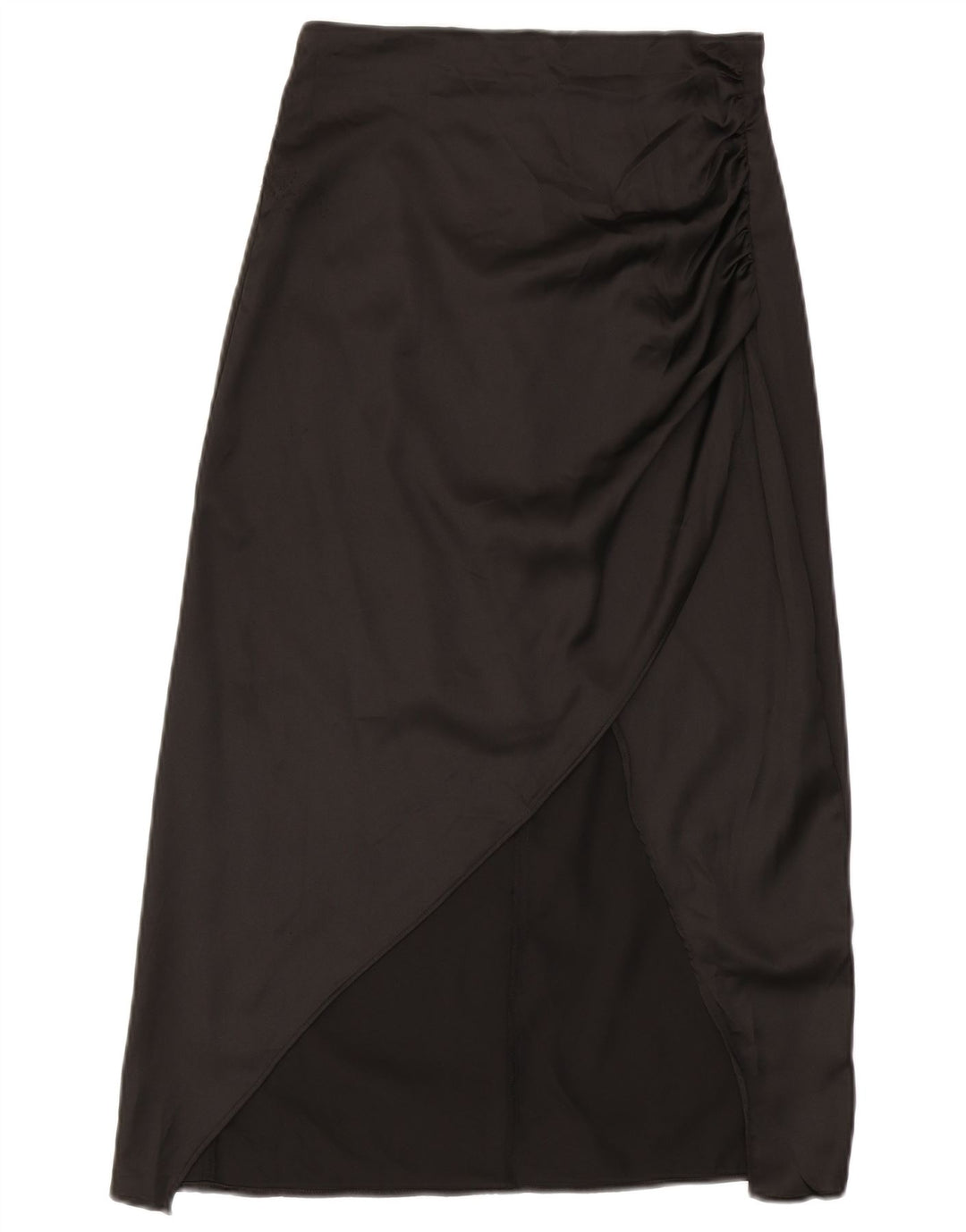 Zara Γυναικεία Midi Φούστα Μικρή W26 Μαύρη
