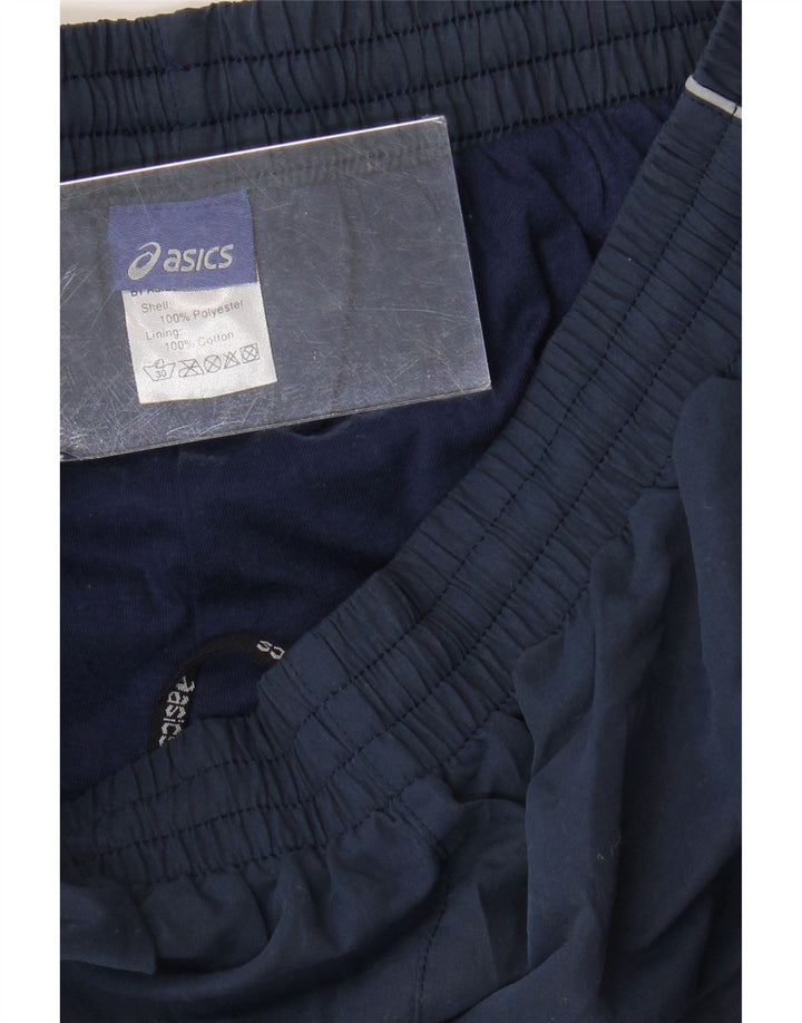 ASICS Ανδρική αθλητική φόρμα Παντελόνι Μικρό Navy Blue Polyester
