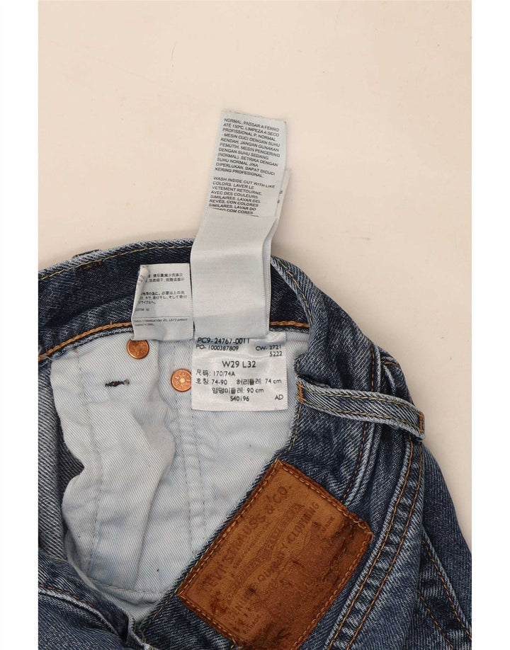 Γυναικείο τζιν ίσιο Levi's W29 L32 Μπλε βαμβακερό