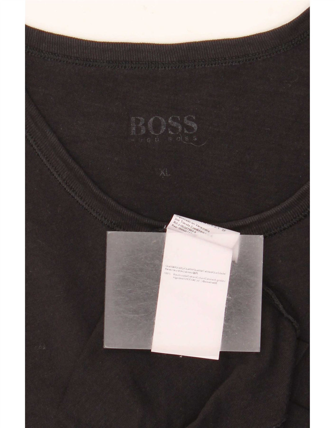 Ανδρικό T-Shirt Hugo Boss Top XL Black Elastane