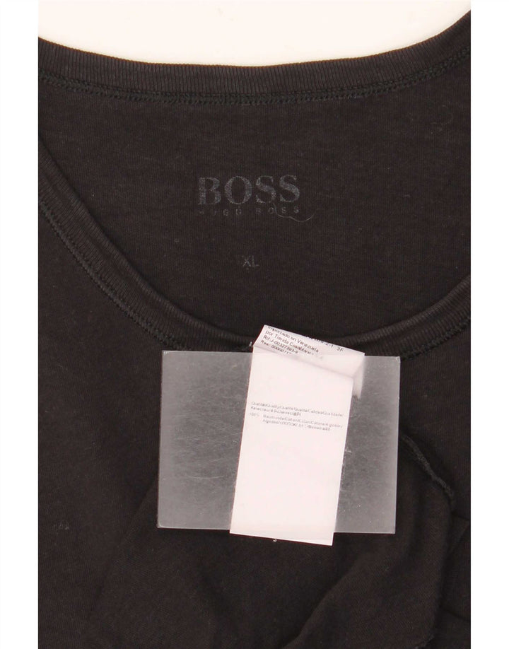 Ανδρικό T-Shirt Hugo Boss Top XL Black Elastane