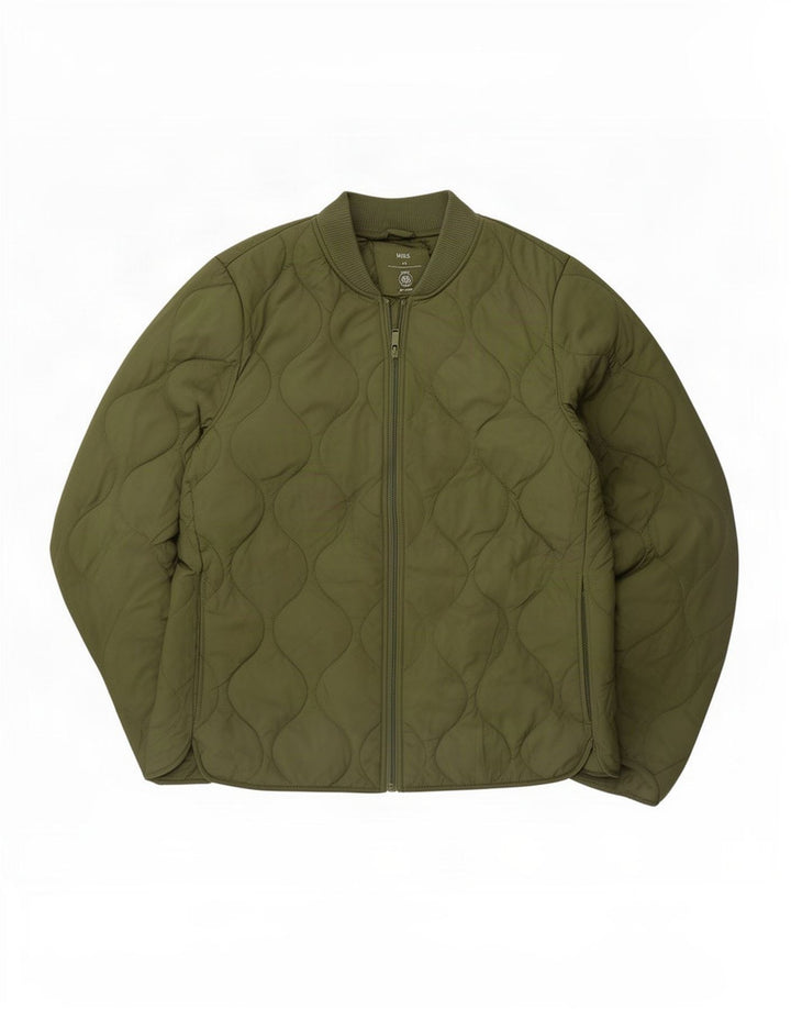 Marks & Spencer Γυναικείο Καπιτονέ μπουφάν UK 10 Small Green Polyester