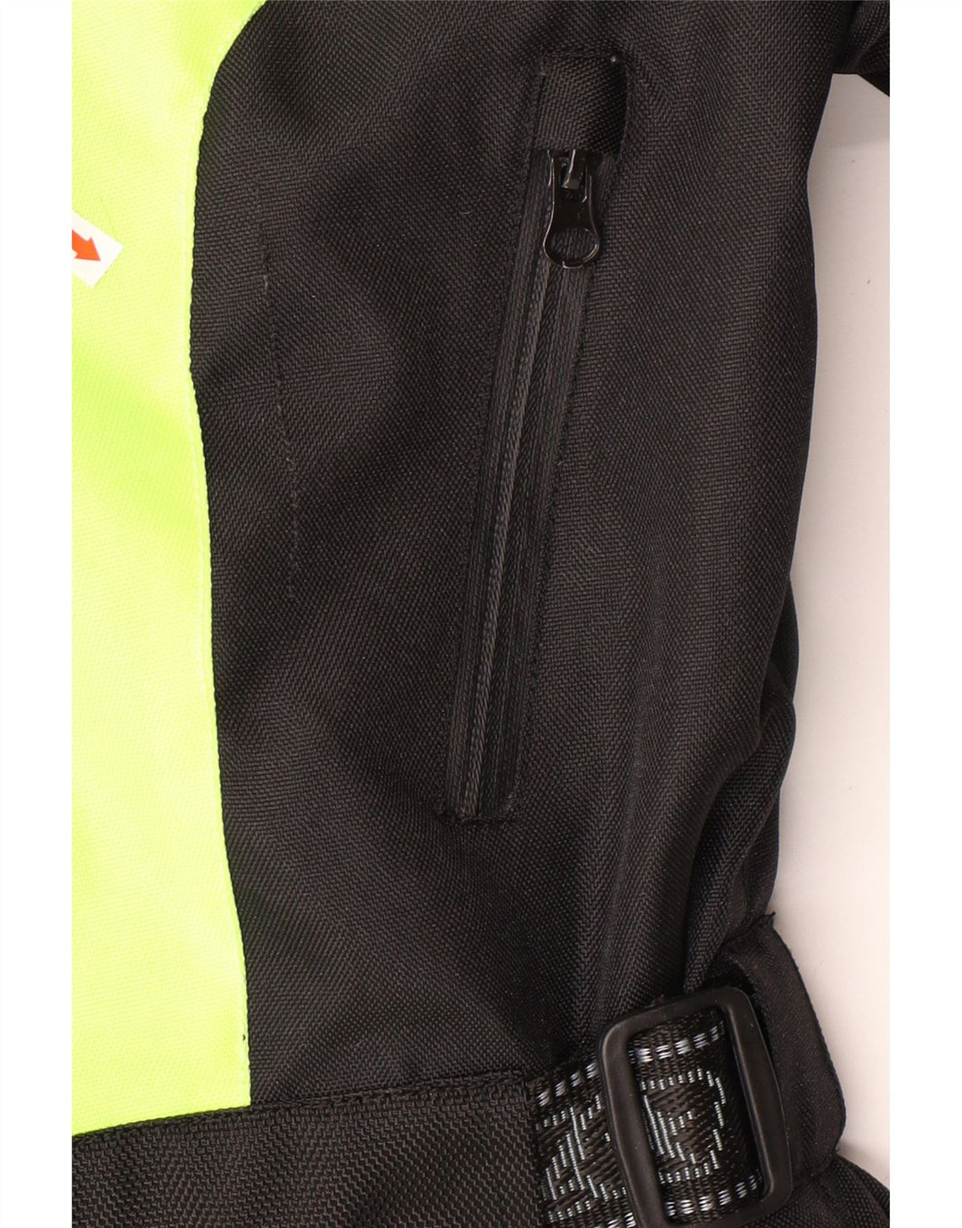 VINTAGE Ανδρικά γραφικά Moto Racer Bomber Jacket UK 44 2XL Green Colourblock