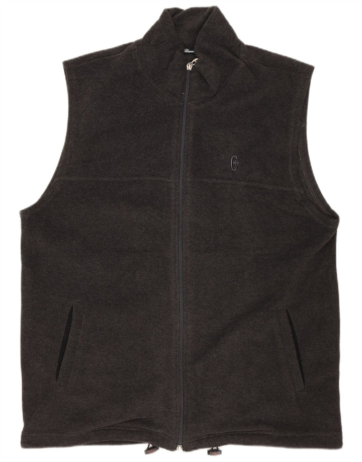 Eddie Bauer Γυναικείο Fleece Gilet UK 20 2XL Μαύρος Πολυεστέρας