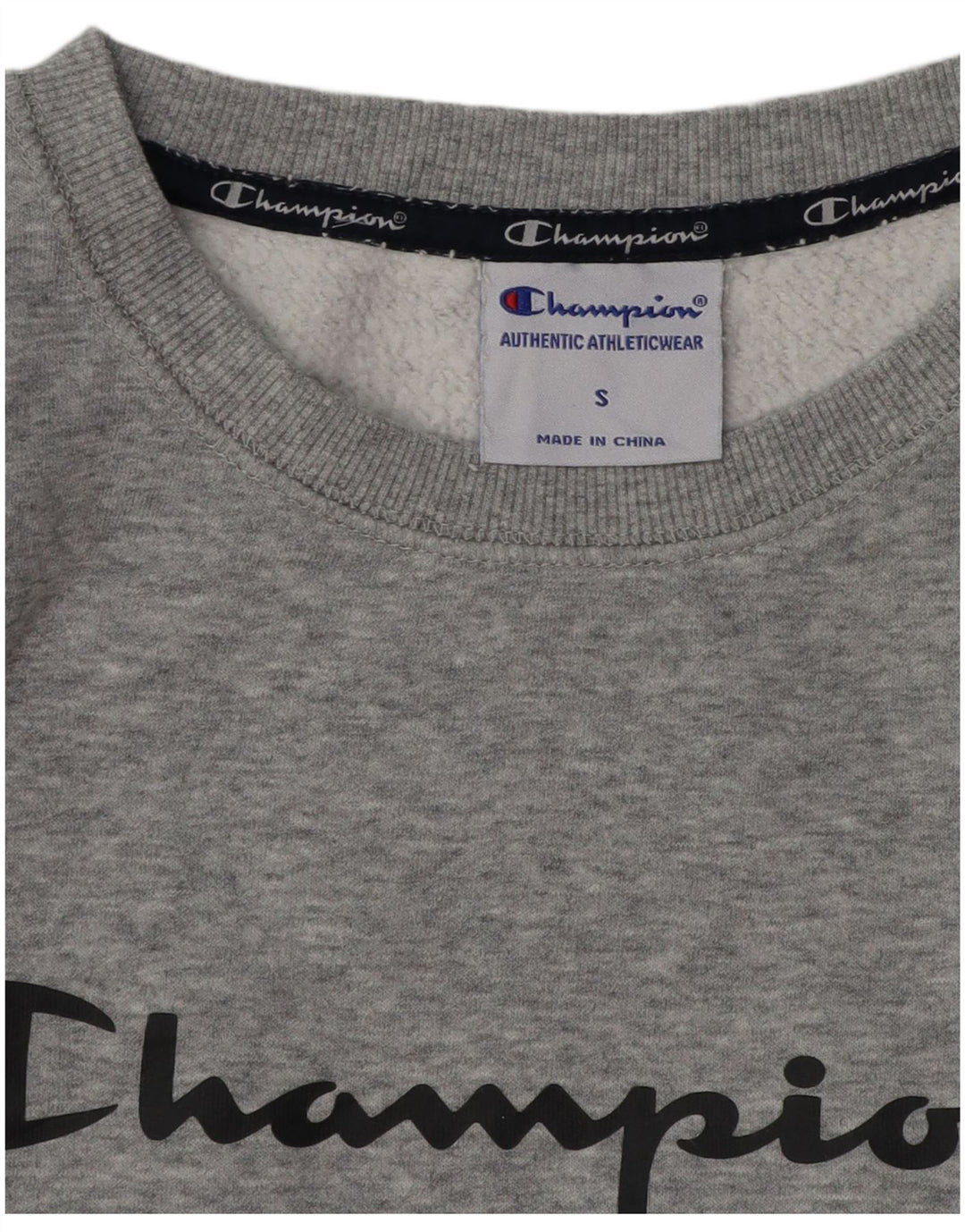 Champion γυναικεία γραφικά φούτερ Jumper UK 10 Small Grey Flecked