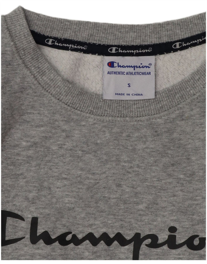 Champion γυναικεία γραφικά φούτερ Jumper UK 10 Small Grey Flecked