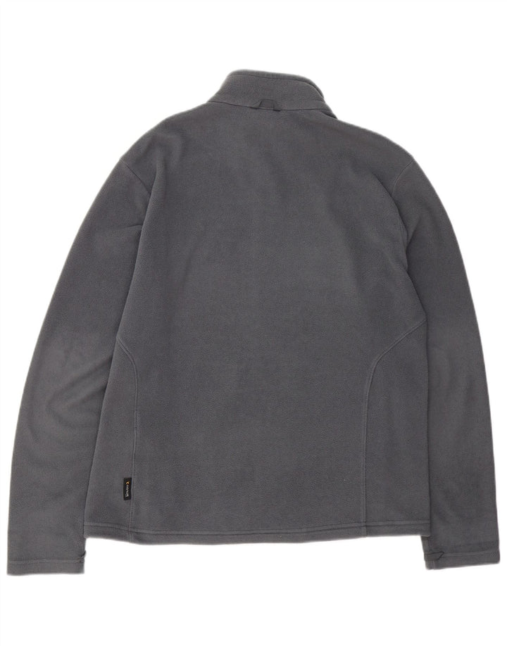 JACK WOLFSKIN Ανδρικό Fleece Jacket UK 40 Large Grey Polyester