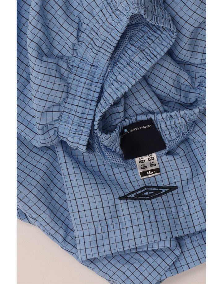Ανδρικό κανονικό αθλητικό σορτς Umbro Graphic 2XL Blue Check