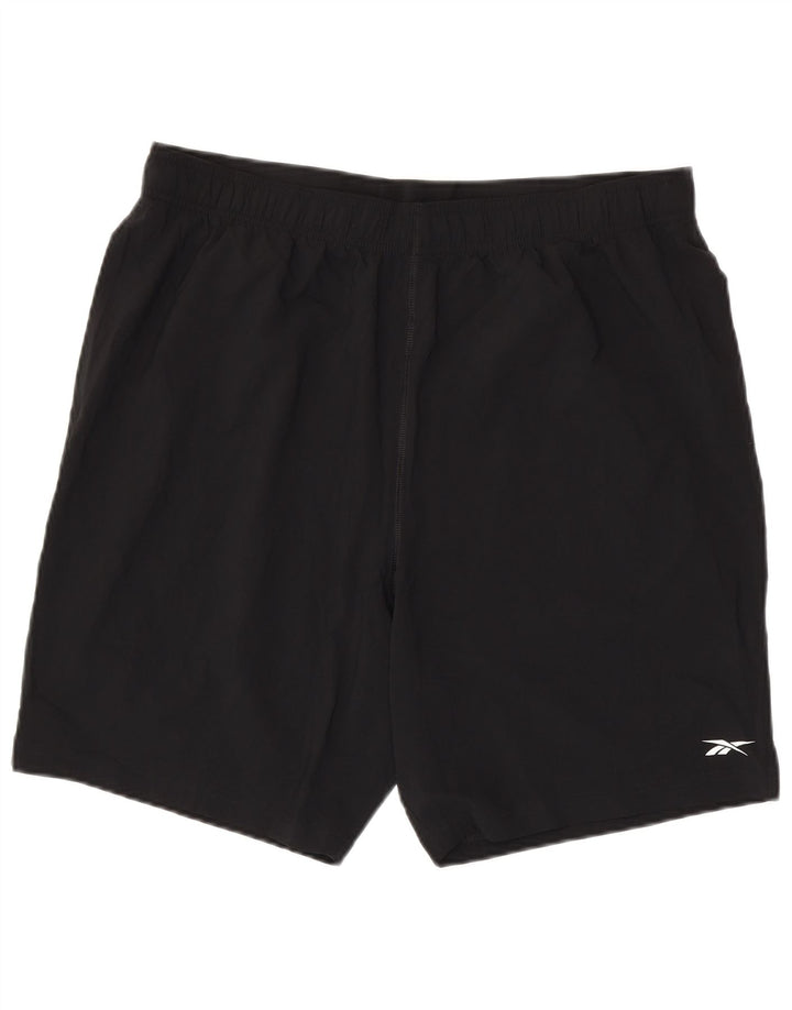Ανδρικό αθλητικό σορτς Reebok XL μαύρο πολυεστέρα