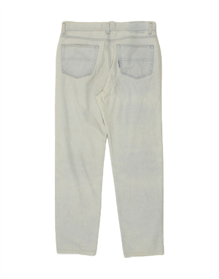 TRUSSARDI Mens Tapered Jeans W34 L30 Blue Vintage Trussardi and Second-Hand Trussardi from Messina Hembry 
