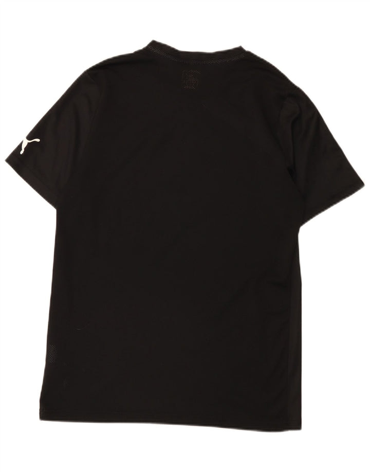 Ανδρικό T-Shirt Puma Top Medium Black Colorblock Πολυεστέρας