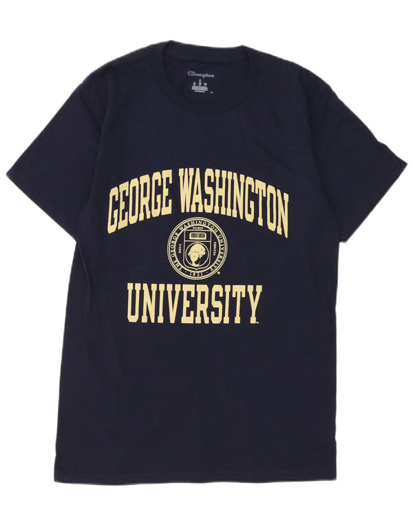 Ανδρικό γραφικό μπλουζάκι Champion George Washington Top Small Navy Blue Cotton