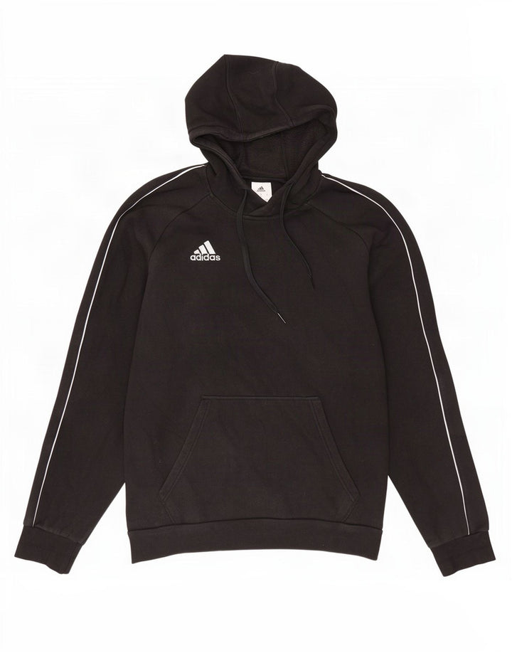 Ανδρικό φούτερ Adidas, μεσαίο μαύρο βαμβακερό