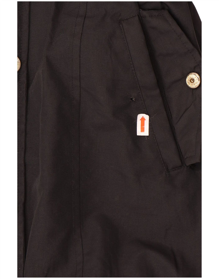 Lipsy γυναικείο μπουφάν Parka με κουκούλα UK 8 Small Black Polyester