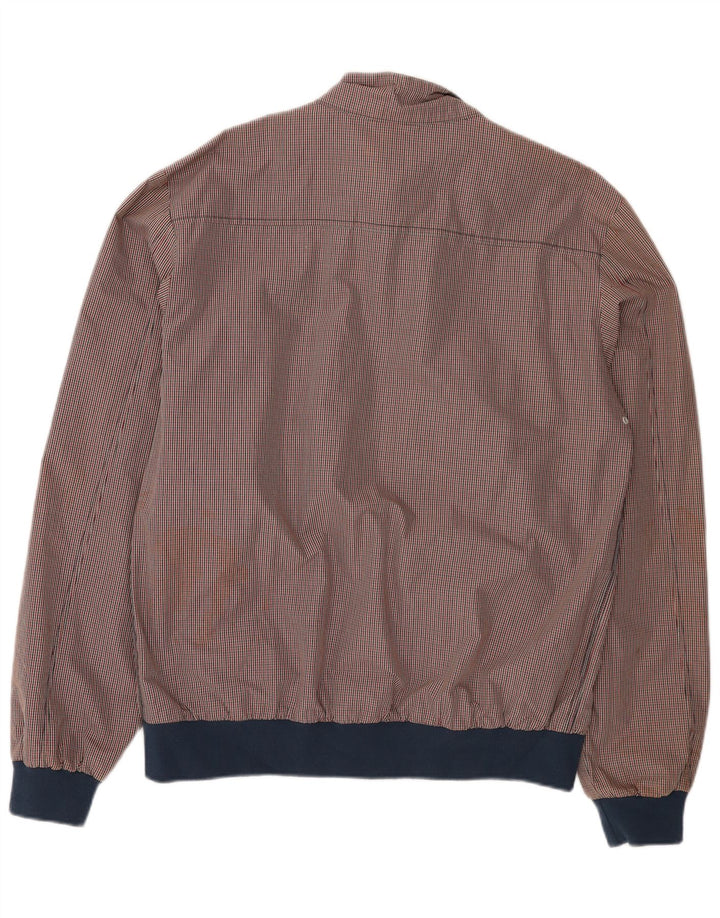 Ανδρικό μπουφάν Quiksilver Bomber UK 42 XL Red Gingham Cotton