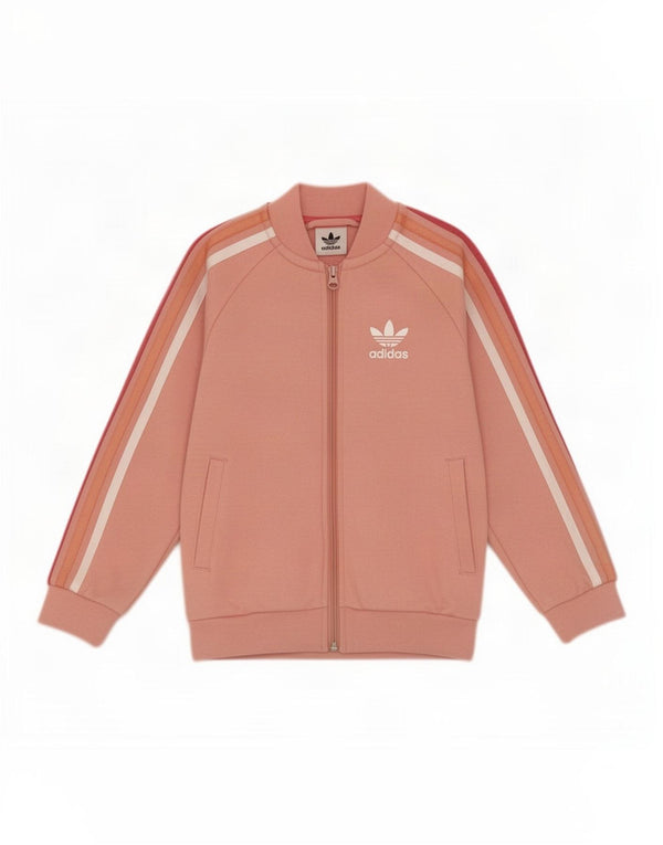 Κοριτσίστικη φόρμα Adidas Top Jacket 6-7 Years Pink Cotton