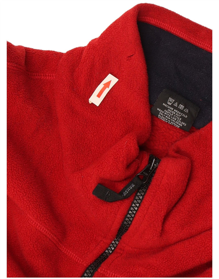 Nautica Ανδρικό φερμουάρ Fleece Jumper XL Red Polyester