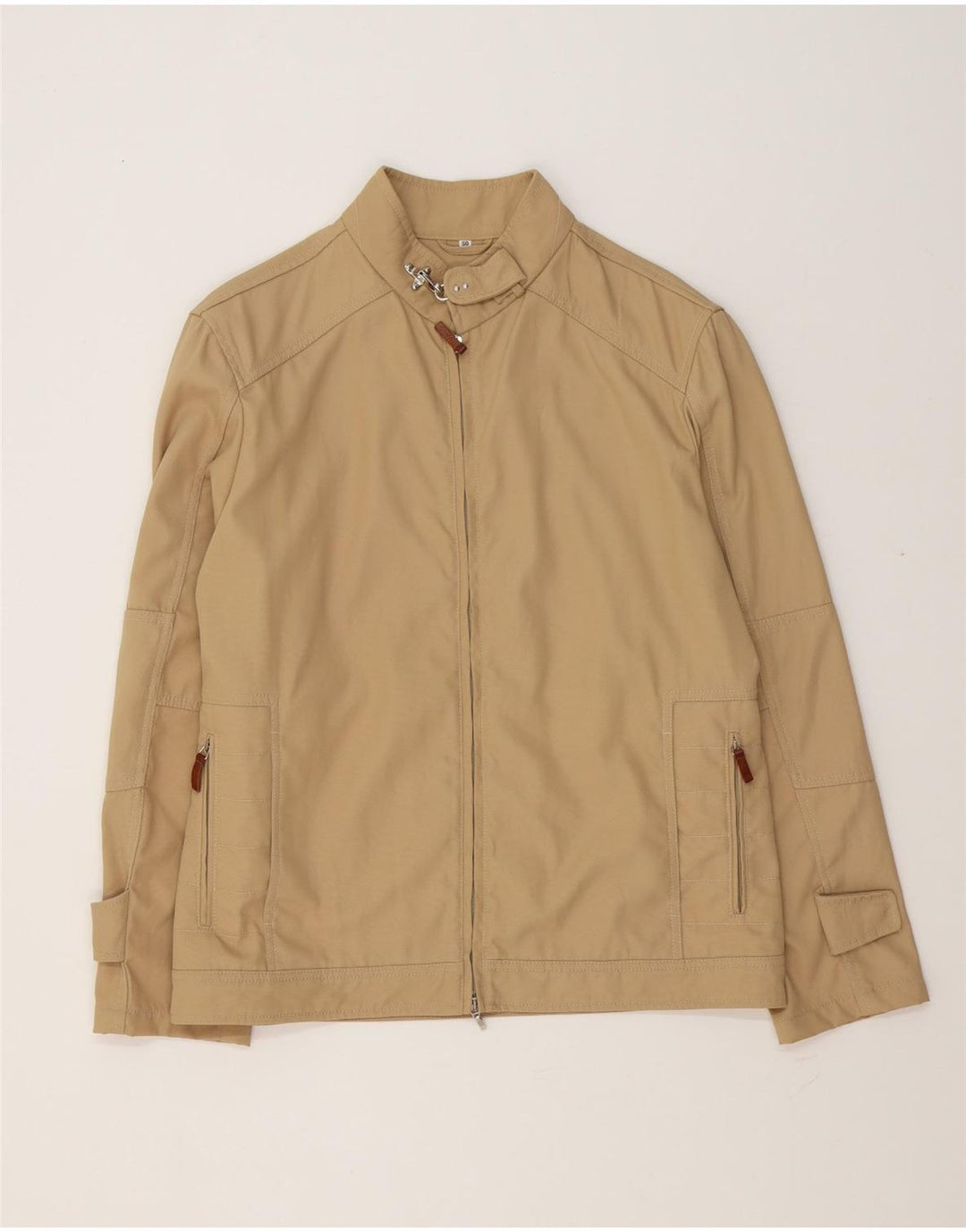 Mabrun Ανδρικό Bomber Jacket UK 40 Large Beige