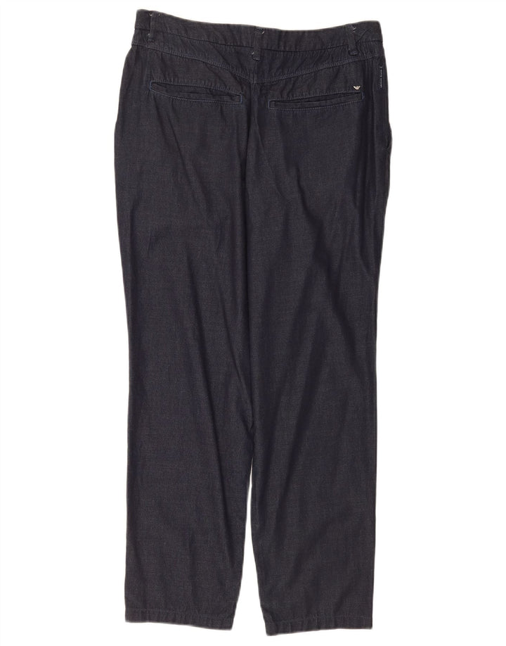 Armani Γυναικείο Straight Jeans IT 40 Small W30 L25 Navy Blue