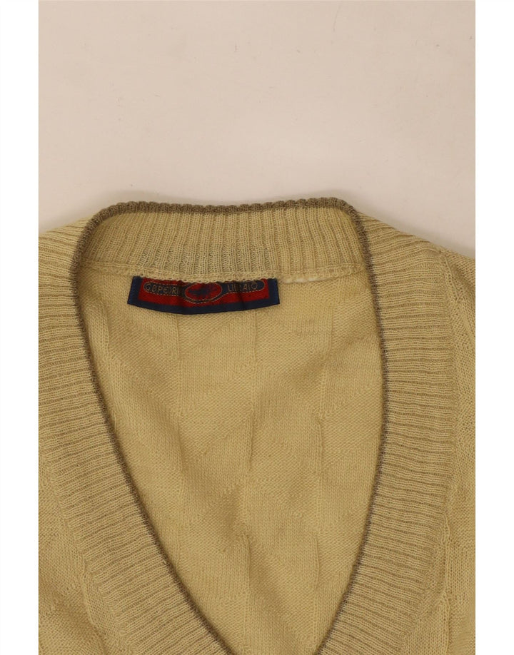 Vintage ανδρικό γιλέκο Tank Top Μικρό Μπεζ