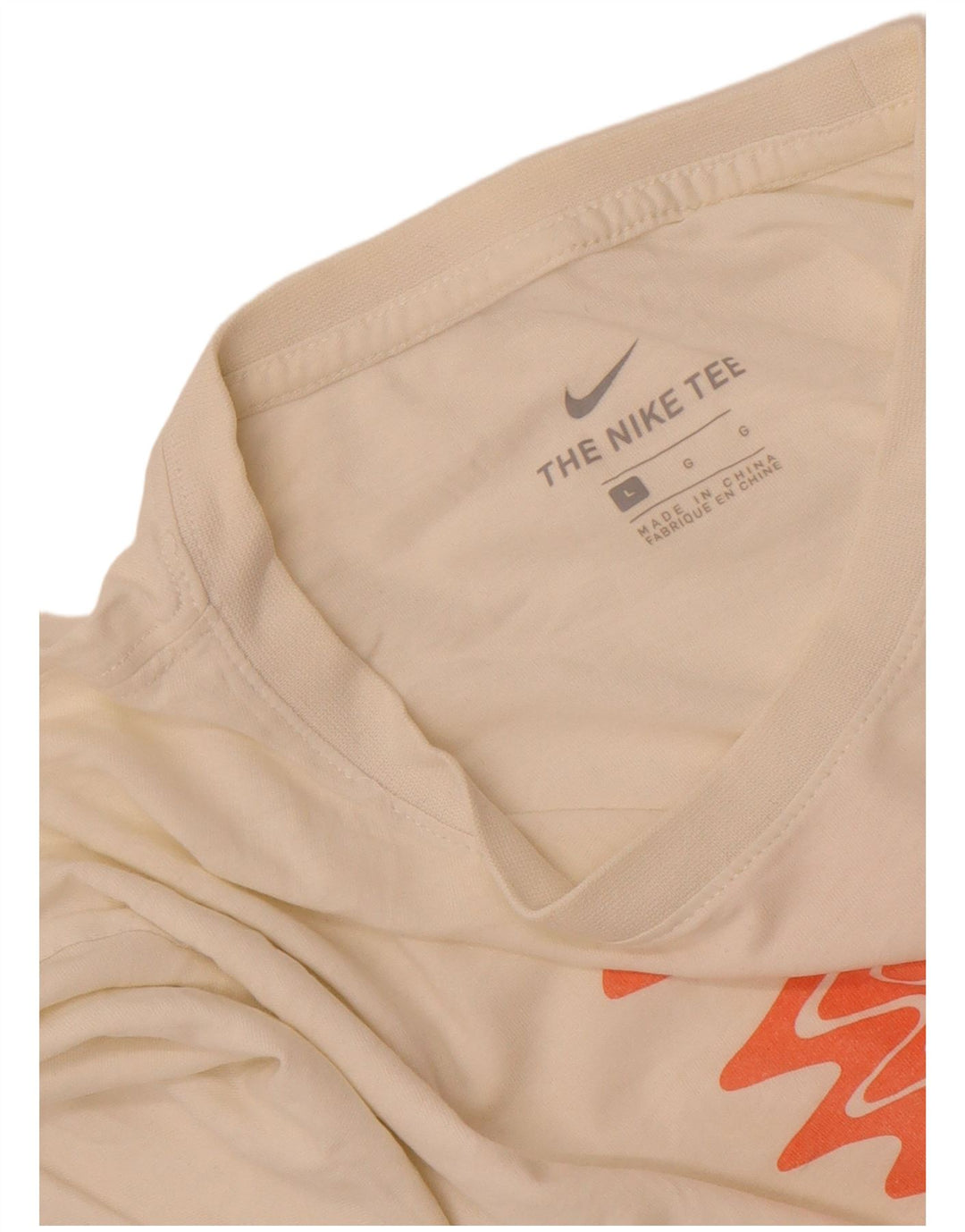 Ανδρικό γραφικό μπλουζάκι Nike σε μεγάλο λευκό