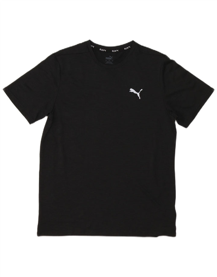 Ανδρικό T-Shirt Puma Τοπ μεσαίο μαύρο πολυεστέρα