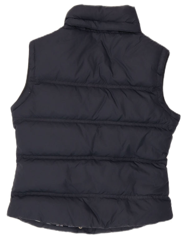 Jack Wills Womens Gilet Gilet UK 10 Small Navy Blue