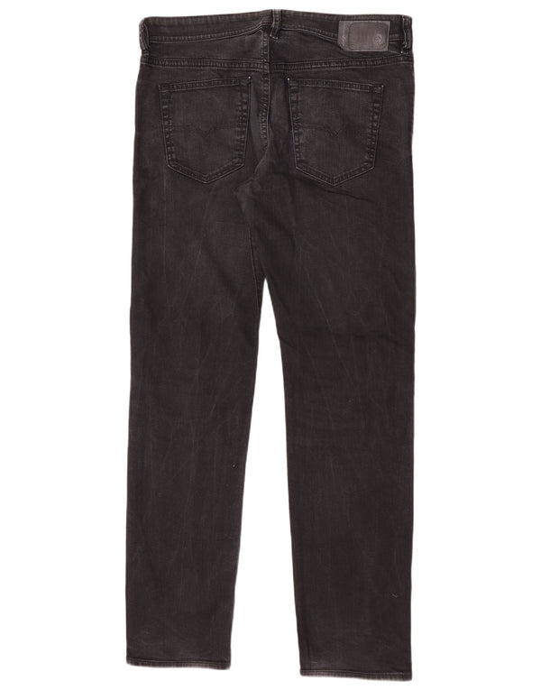 Diesel Ανδρικό Buster Tapered Regular Slim Jeans W34 L32 Μαύρο βαμβακερό