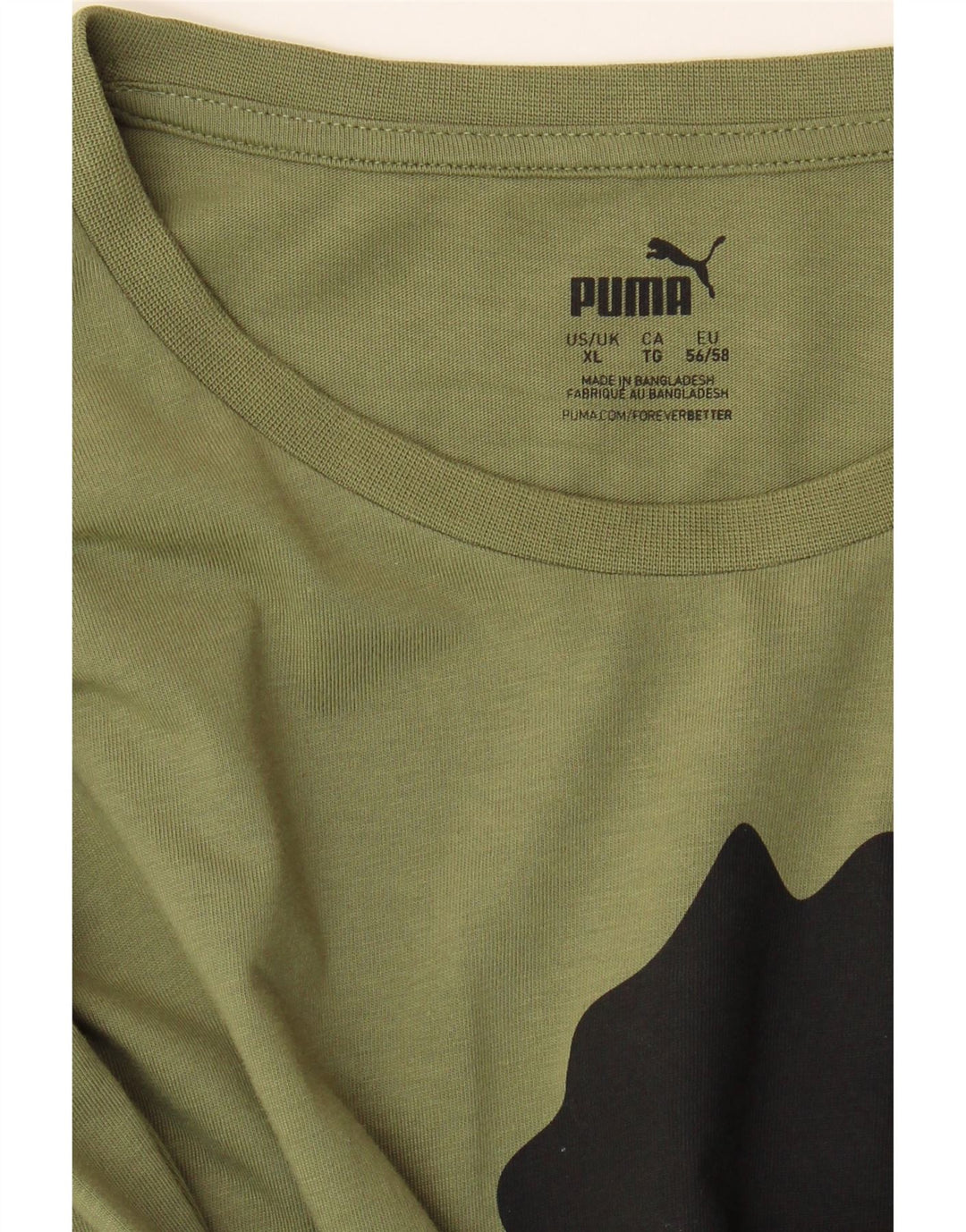 Ανδρικό γραφικό T-Shirt Puma Top XL Khaki