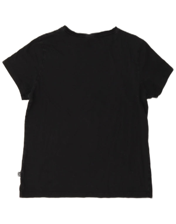 Γυναικείο γραφικό μπλουζάκι Puma Top UK 14 Medium Black