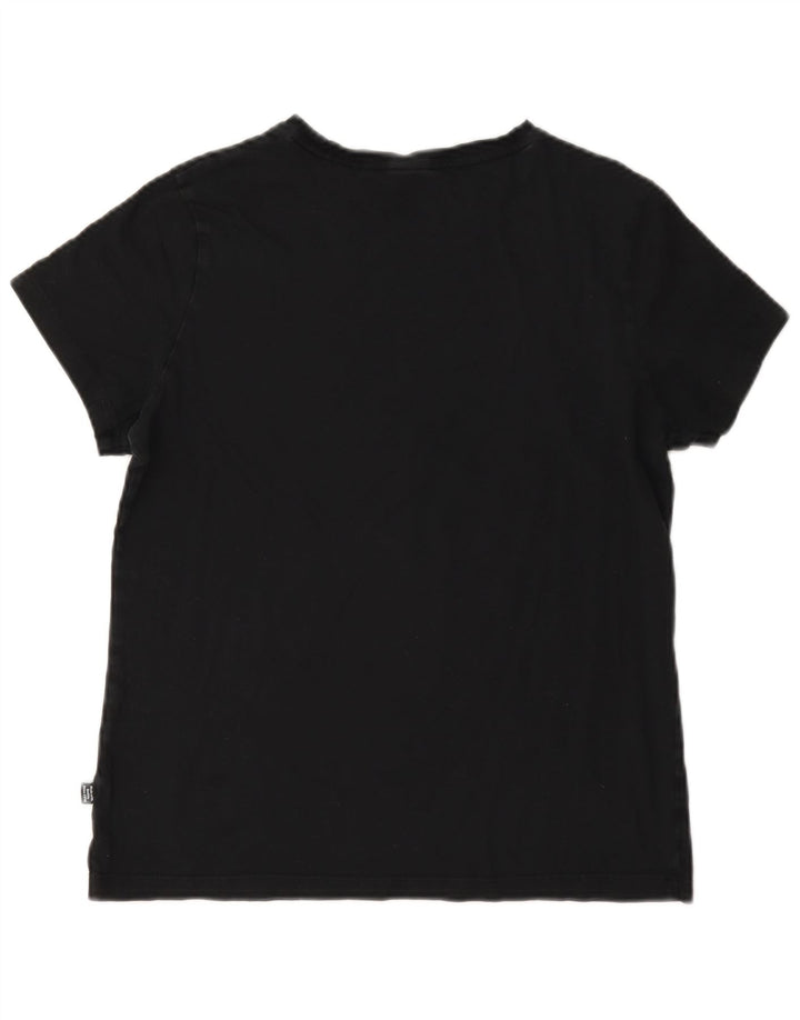 Γυναικείο γραφικό μπλουζάκι Puma Top UK 14 Medium Black