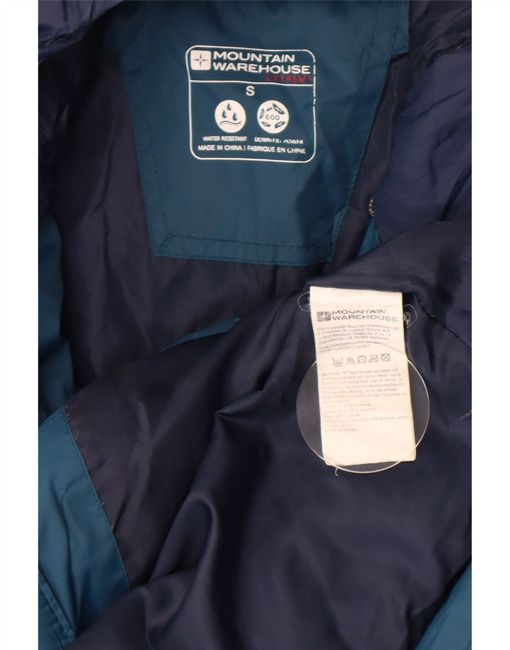 Ανδρικό μπουφάν Mountain Warehouse με κουκούλα UK 36 Small Blue Colourblock