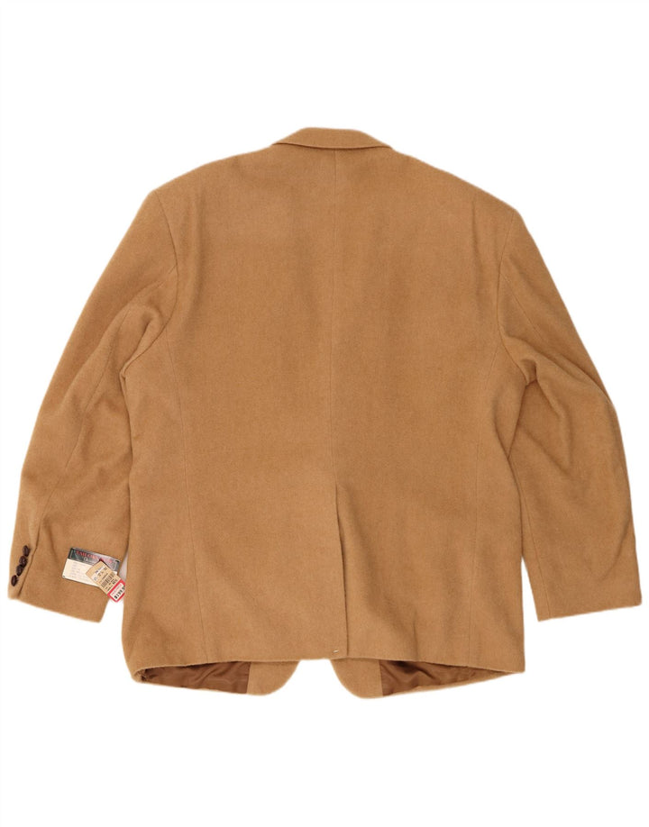 Deansgate Ανδρικό σακάκι σακάκι με 2 κουμπιά UK 46 3XL Beige Camelhair