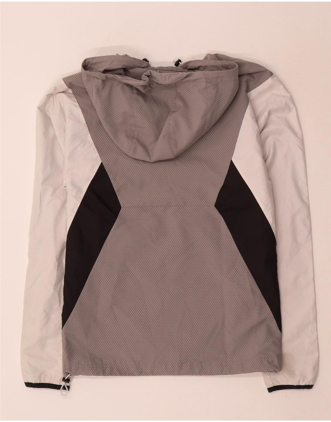 Adidas Ανδρικό μπουφάν βροχής με κουκούλα UK 34 XS Γκρι πολυεστέρας