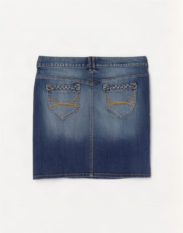 Tom Tailor Γυναικεία Μίνι Τζιν Φούστα EU 40 Medium W34 Μπλε βαμβακερή