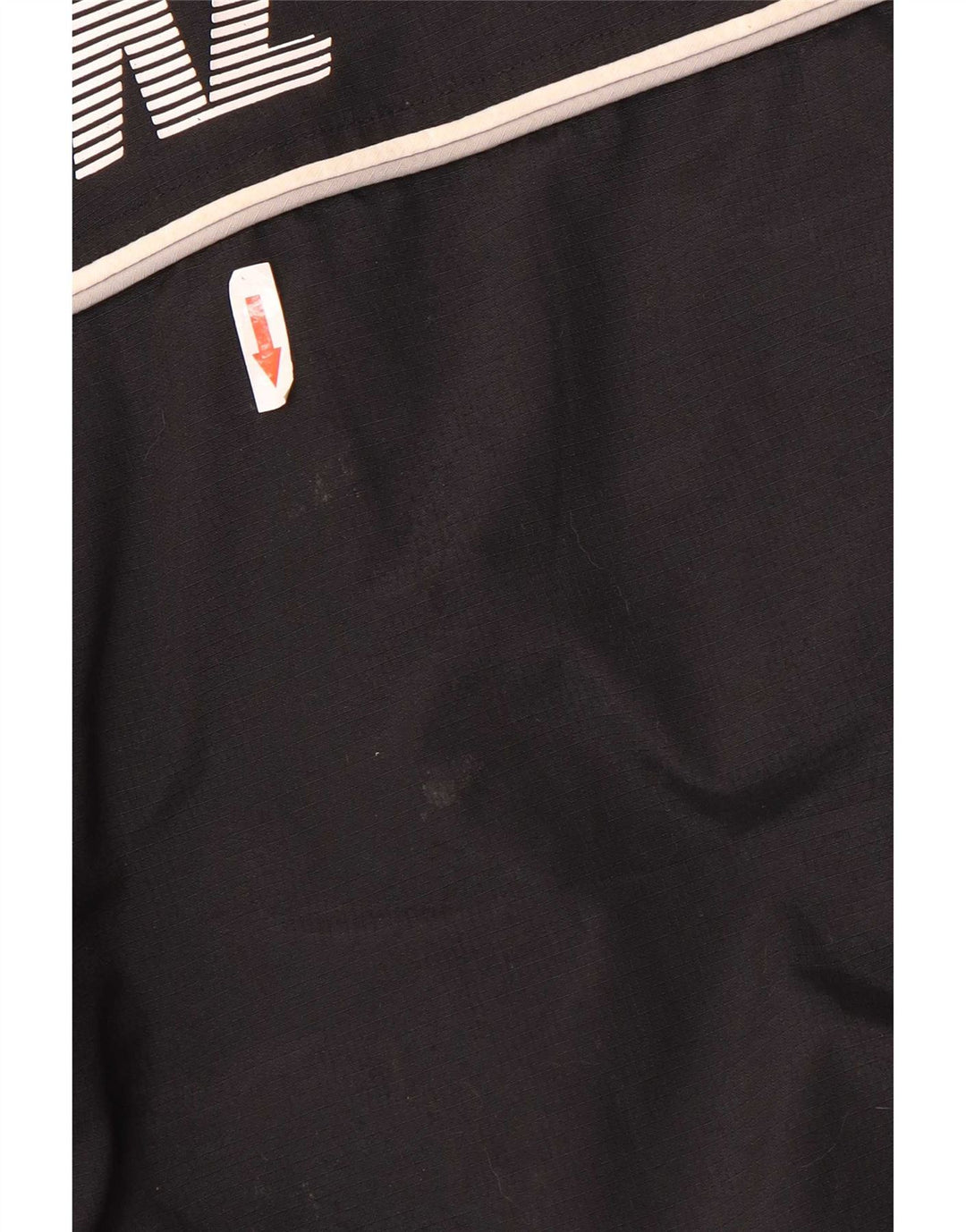 Ανδρικό μπουφάν Nike με κουκούλα αντιανεμικό UK 42/44 μεγάλο μαύρο πολυεστέρα