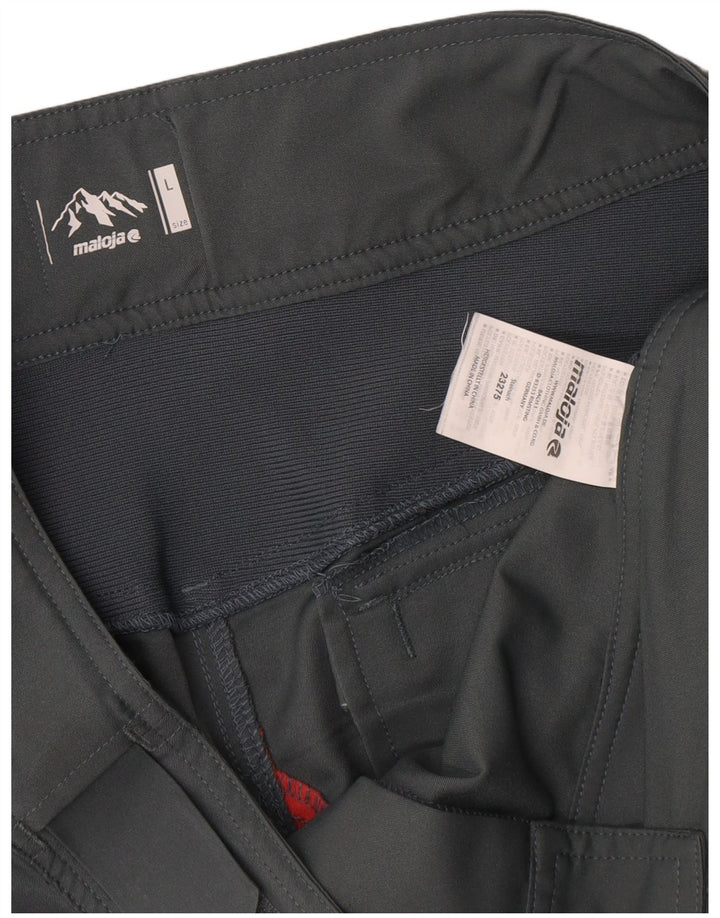 Ανδρικό σορτς Maloja Graphic Cargo Large W36 Grey Polyester