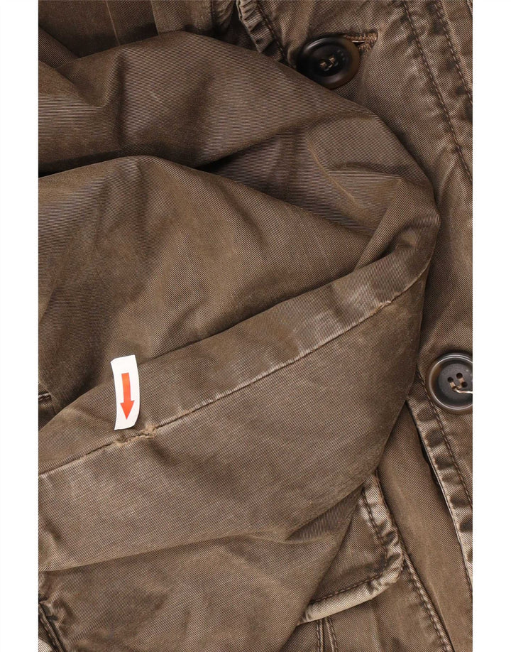 Ανδρικό Utility Jacket Marlboro Classics UK 40 Large Khaki Βαμβακερό