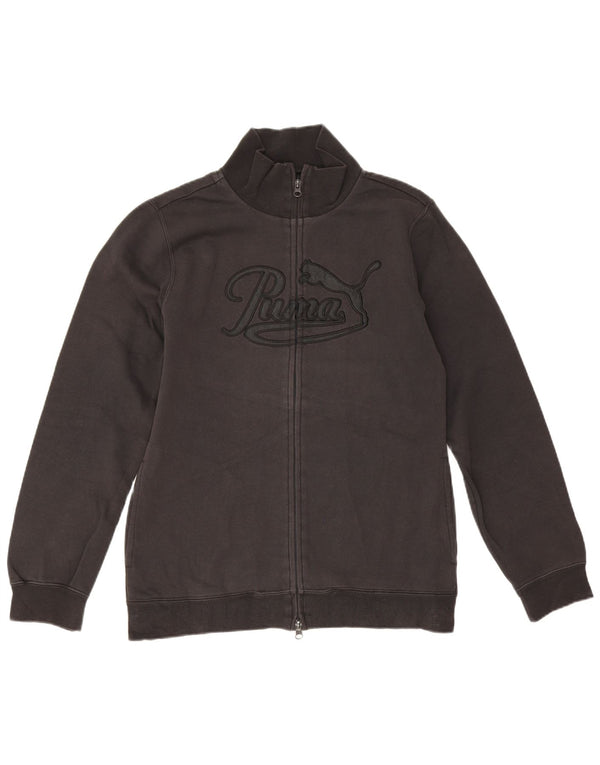 Γυναικεία αθλητική φόρμα γραφικών Puma Top Jacket UK 14 Large Black