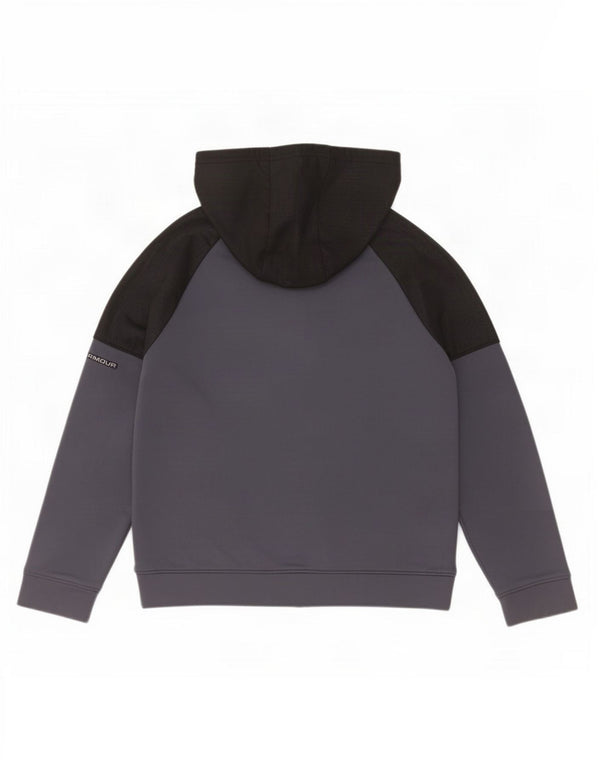 Under Armour Boys Zip Hoodie πουλόβερ 9-10 ετών Medium Navy Blue