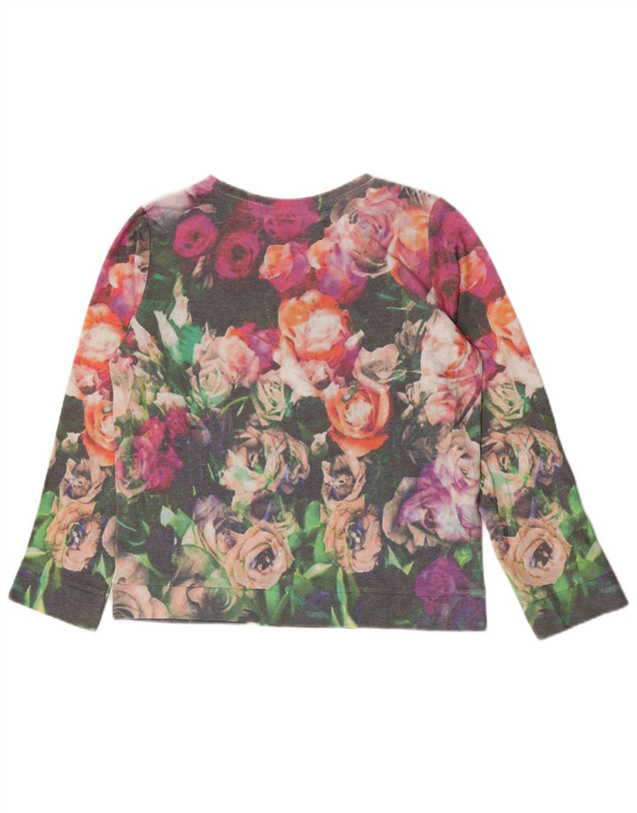Zara Γυναικεία φούτερ Trafaluc Jumper UK 14 Medium Πολύχρωμο Floral