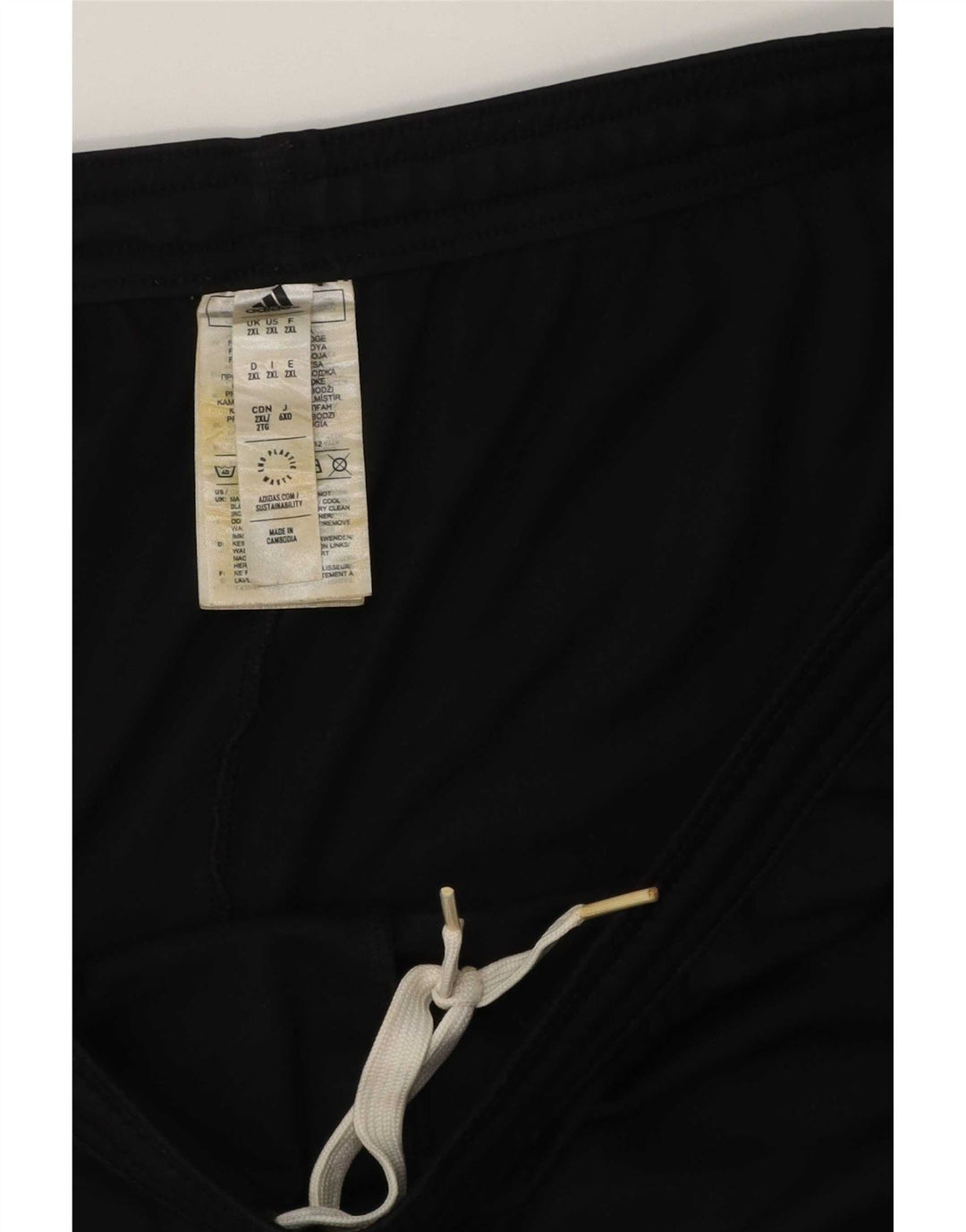 Ανδρικό αθλητικό σορτς Adidas Aeroready 2XL μαύρο πολυεστέρα
